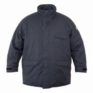Bulwark Mens JLP8 NV7Flame-Resistant Navy Insulated Jacket 4XL LN Arc Parka Blue